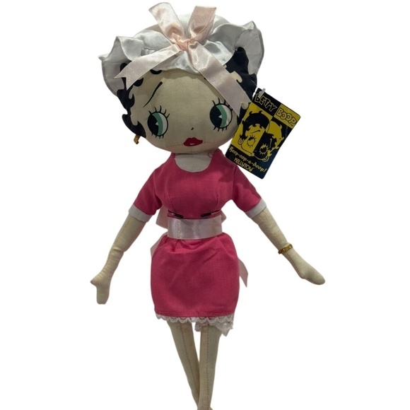 Vintage Betty Boop Rag Doll 17 Inch Kelly Toys - Picture 1 of 8